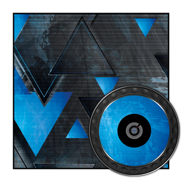 dj-skins Design METALLIC BERMUDA BLAU